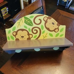 🌻 Monkey Wall Shelf